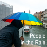 People in the Rain